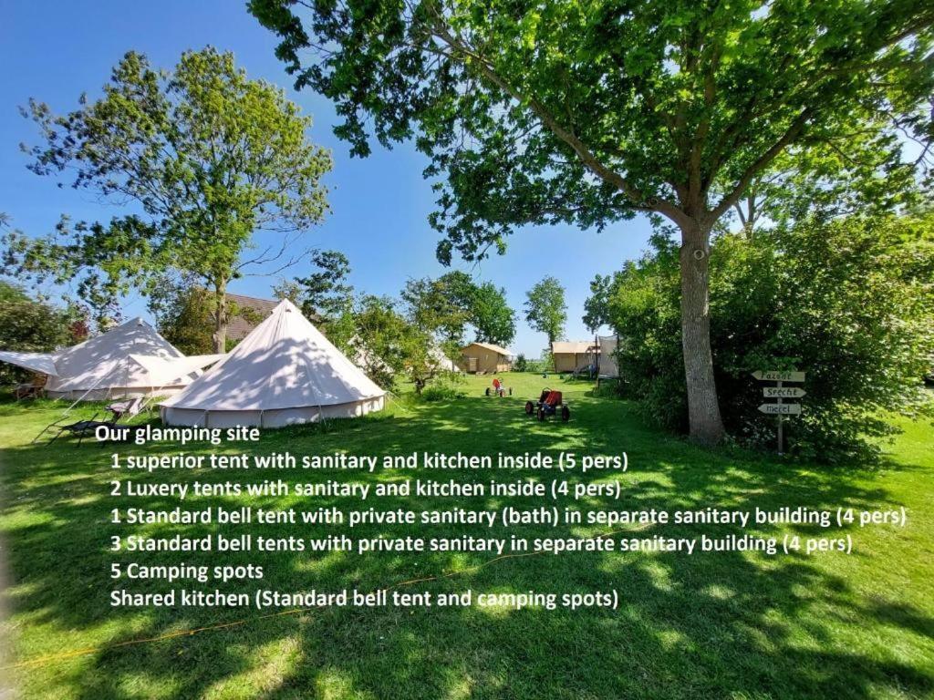 Bell Tent Glamping Essenhof Aagtekerke Kültér fotó